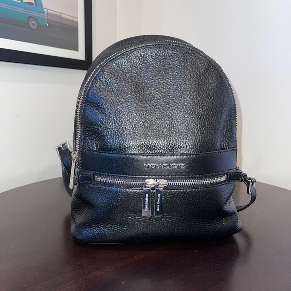 Michael Kors Black Leather Backpack main image 4